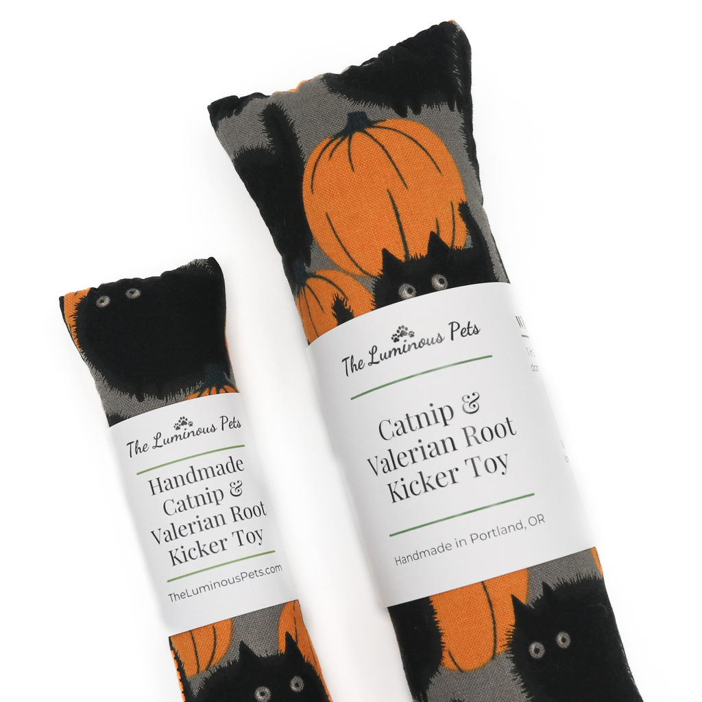 Catnip with Valerian Root Cat Toys | Cat Kicker | Halloween