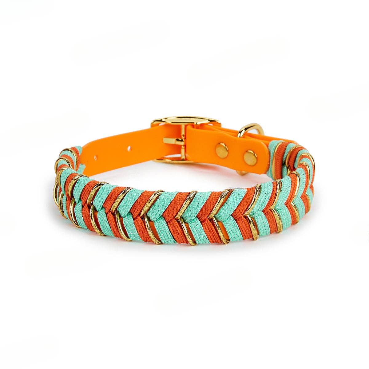 Loofie - Colorful  Waterproof Woven Dog Collar