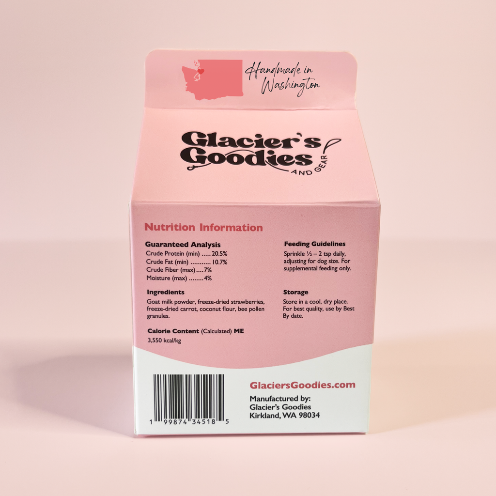Goat Milk Topper with Strawberry, Bee Pollen (Limited)