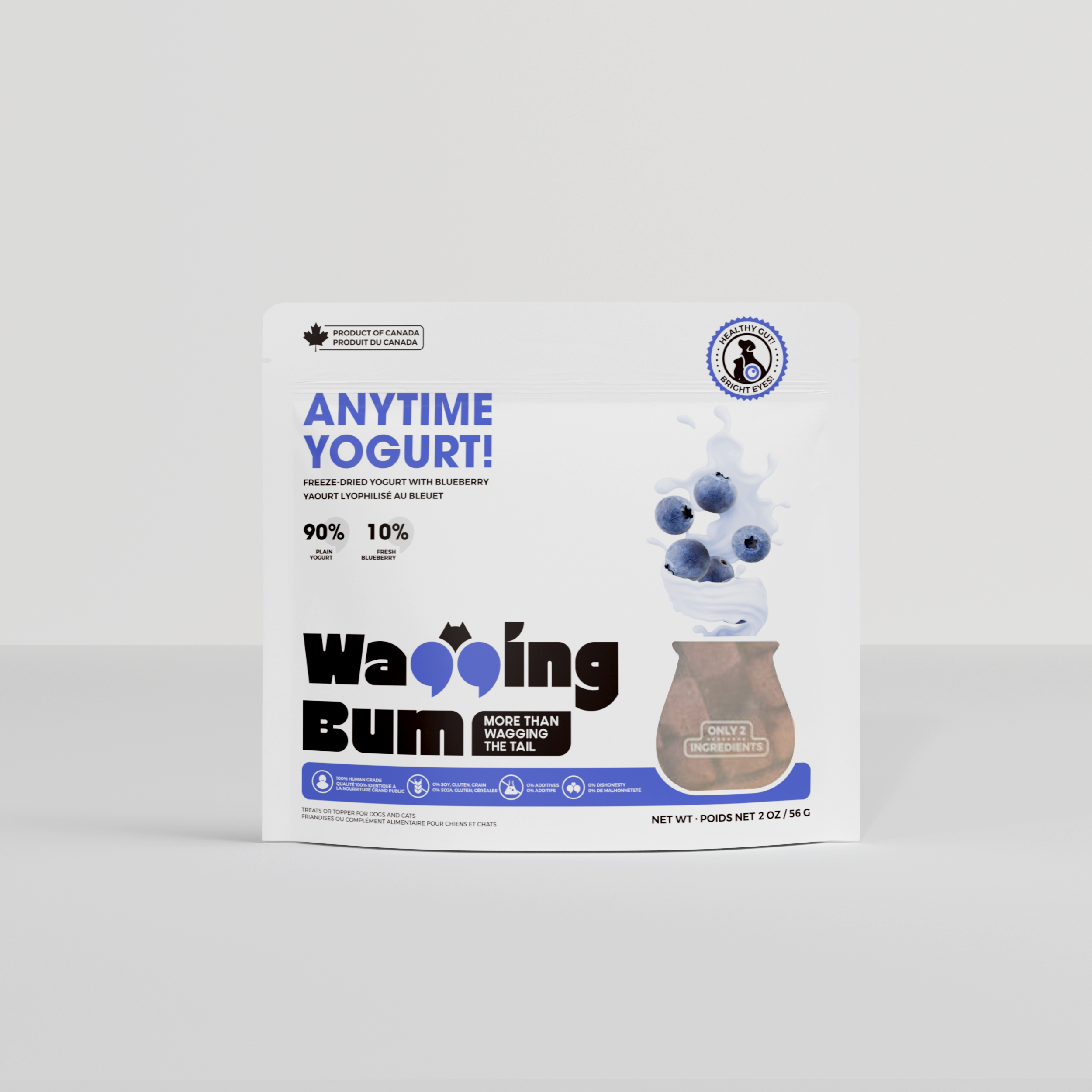 ANYTIME YOGURT! Freeze-dried Greek Yogurt with Blueberry