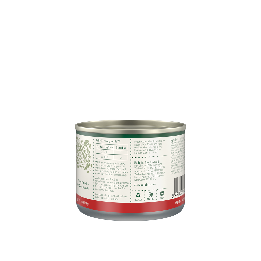 Zealandia Beef Pâté Wet Cat Food