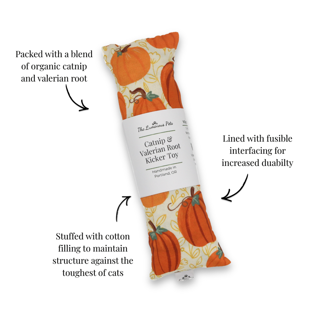 Catnip with Valerian Root Cat Toy | Autumn | Pumpkins