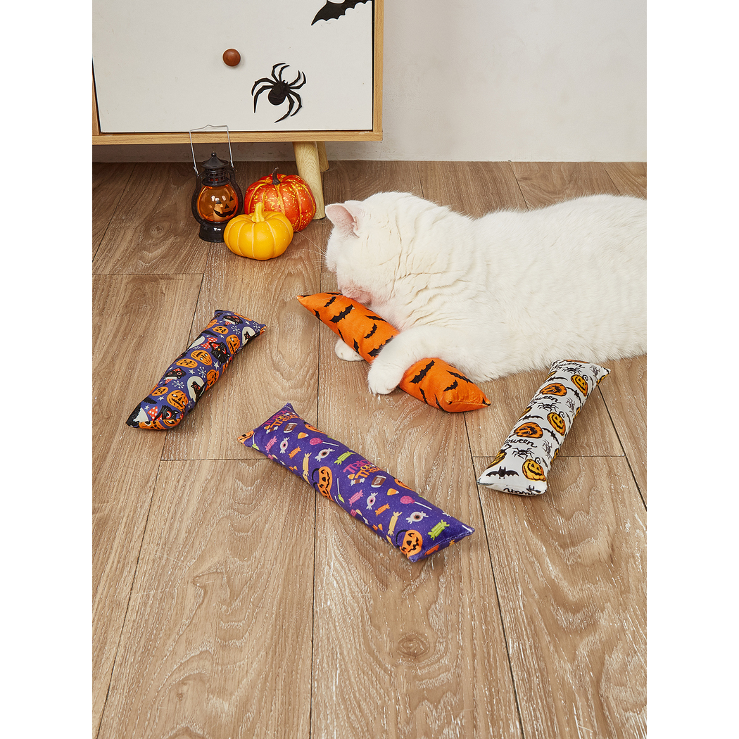 Moo - Halloween Print Long Kicker Cat Toy