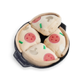 DEEP DISH PIZZA // ENRICHMENT DOG TOY // Squeaky + Snuffle