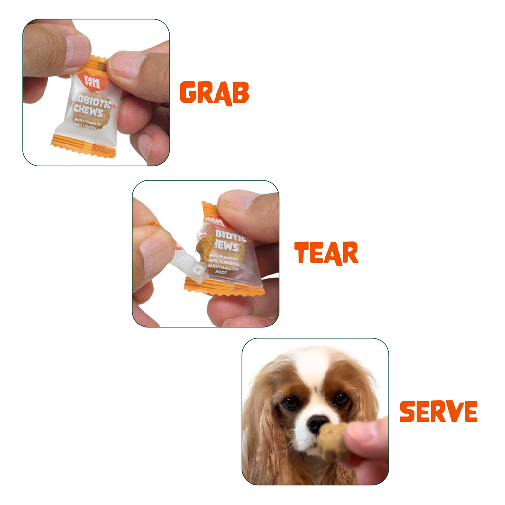 Probiotic+ Soft Chews for Dogs - Digestive Support, Gut Health