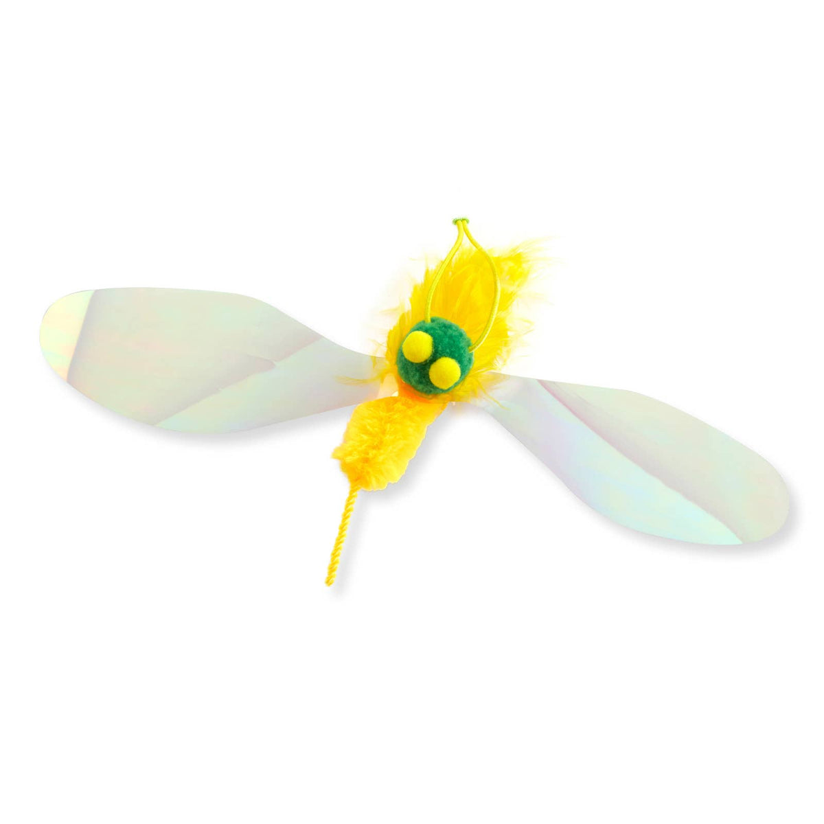 Crinkly Critters Bouncy Bee Adjustable Cat Wand