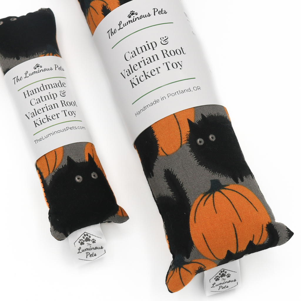 Catnip with Valerian Root Cat Toys | Cat Kicker | Halloween