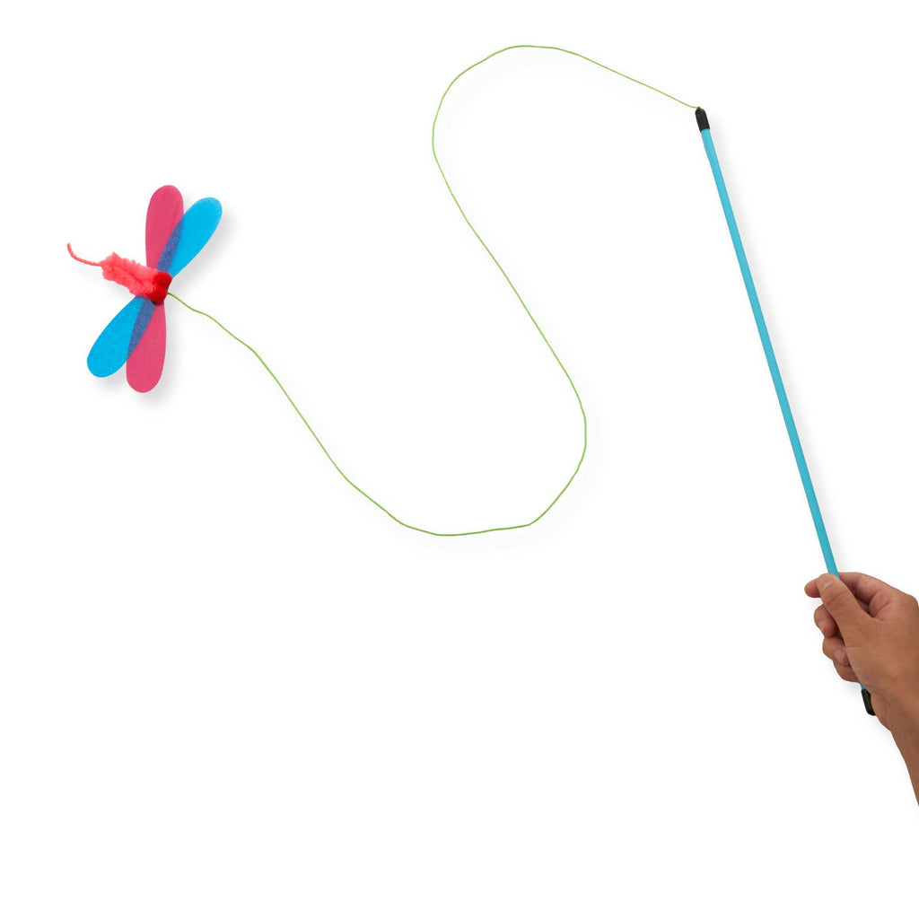 Crinkly Critters Fancy Flutterfly Cat Wand