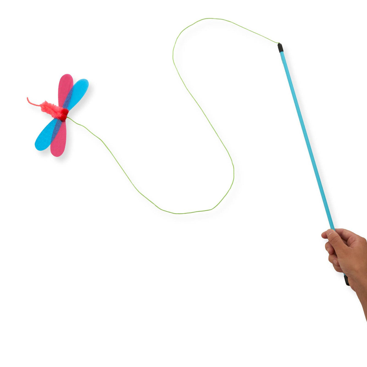 Crinkly Critters Fancy Flutterfly Cat Wand