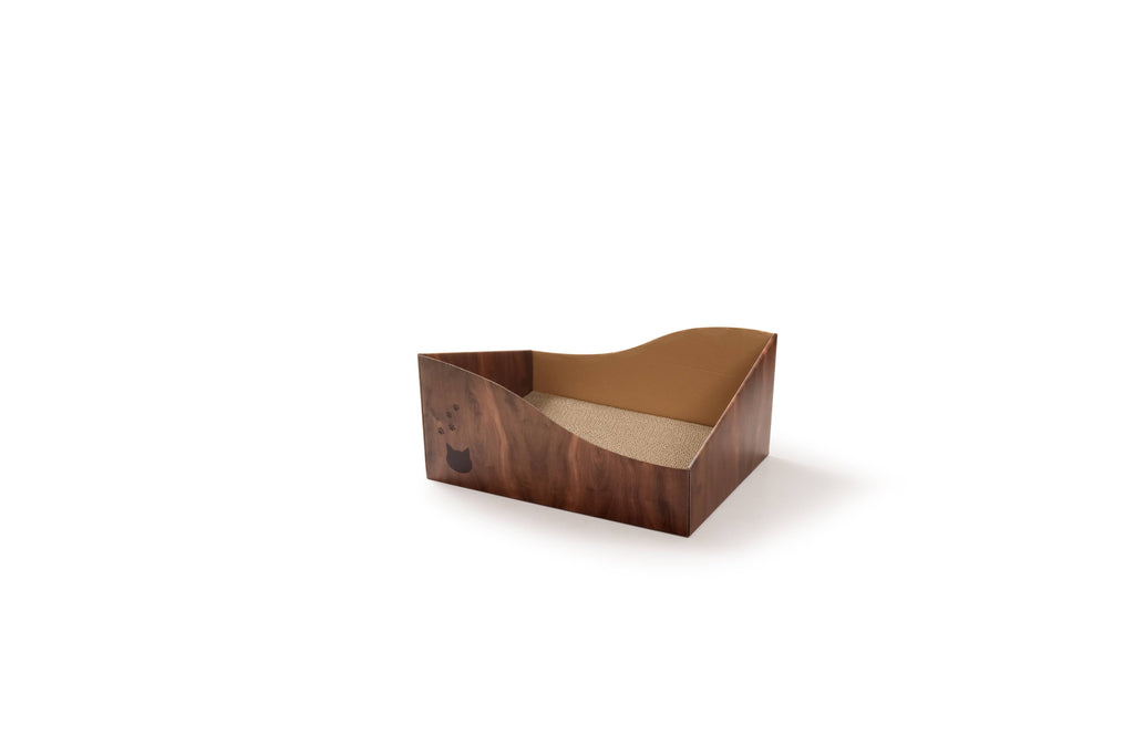 Hideaway Cat Scratcher Box (Dark Cherry)