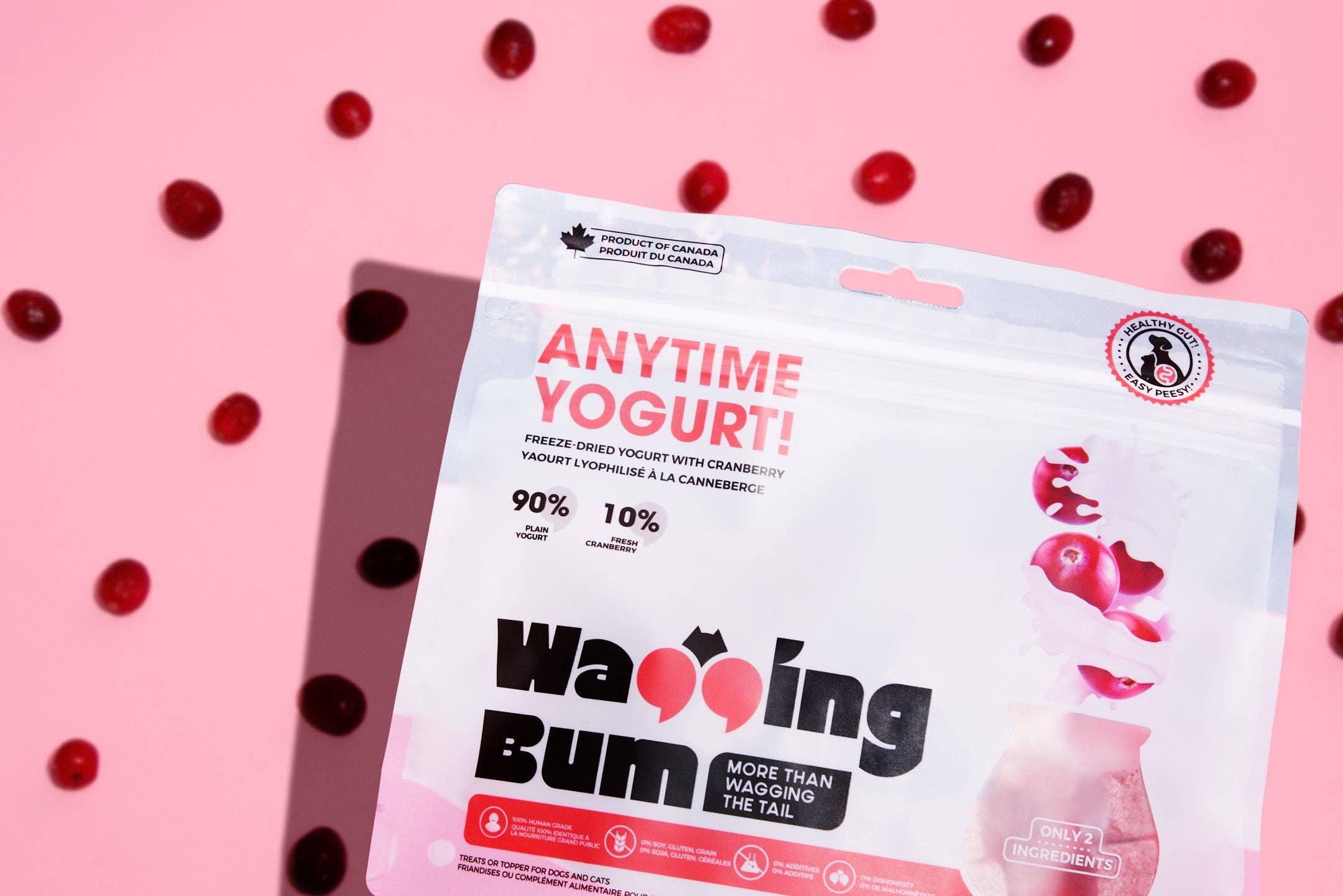 ANYTIME YOGURT! Freeze-dried Greek Yogurt with Cranberry