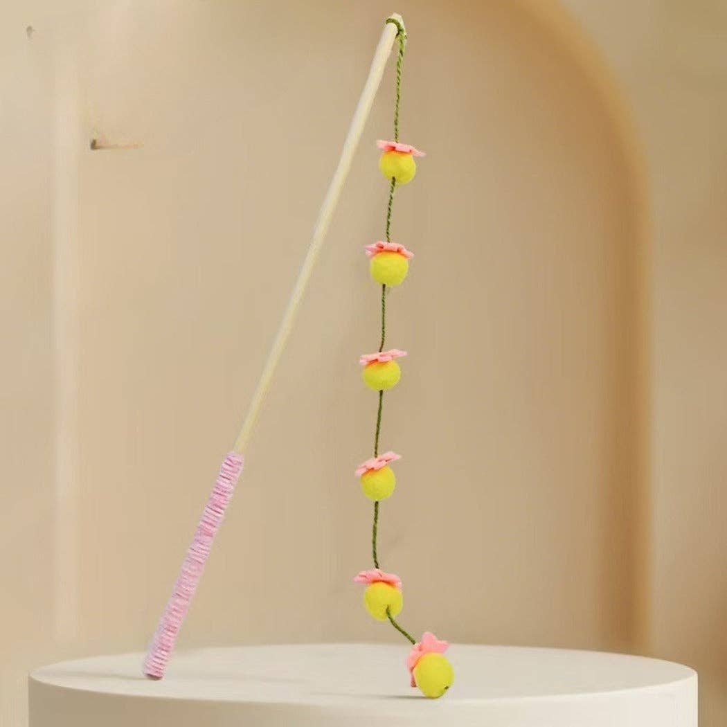 Moo - Garden Beads Wand Cat Toy