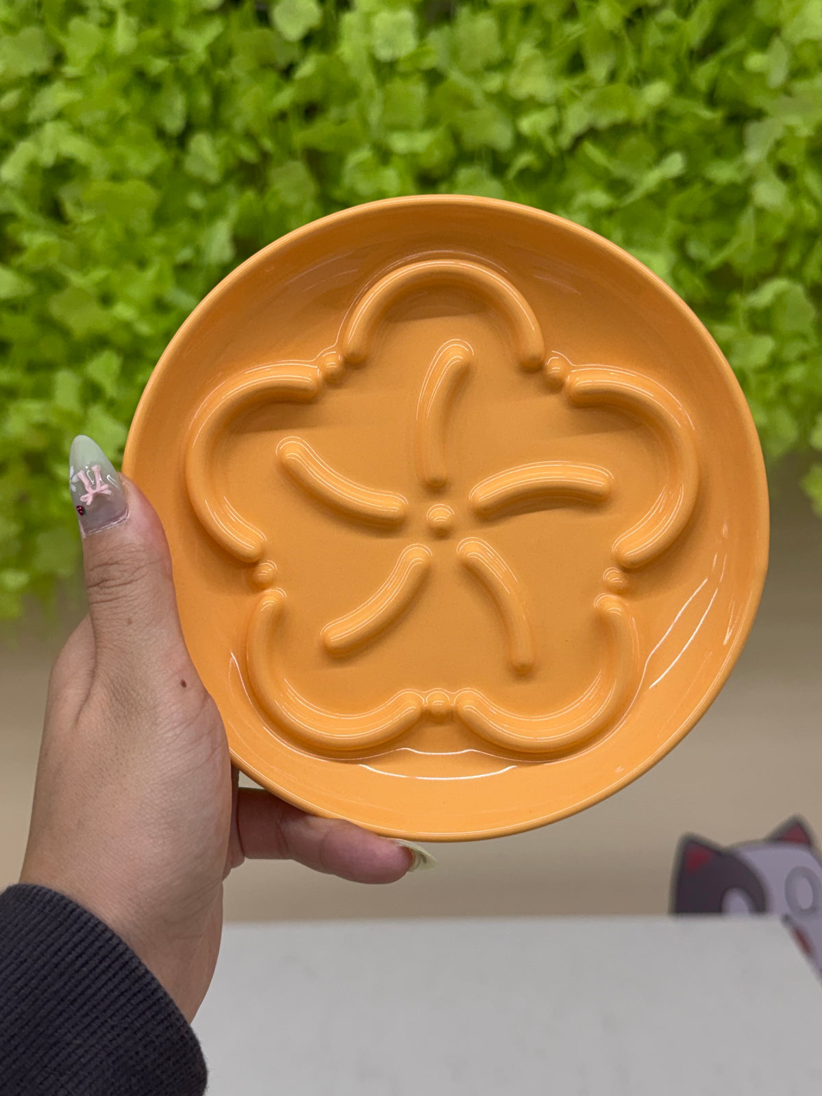 Spring Cat Village Handmade Ceramic Feeders 🐱 🐶 Spring Flower