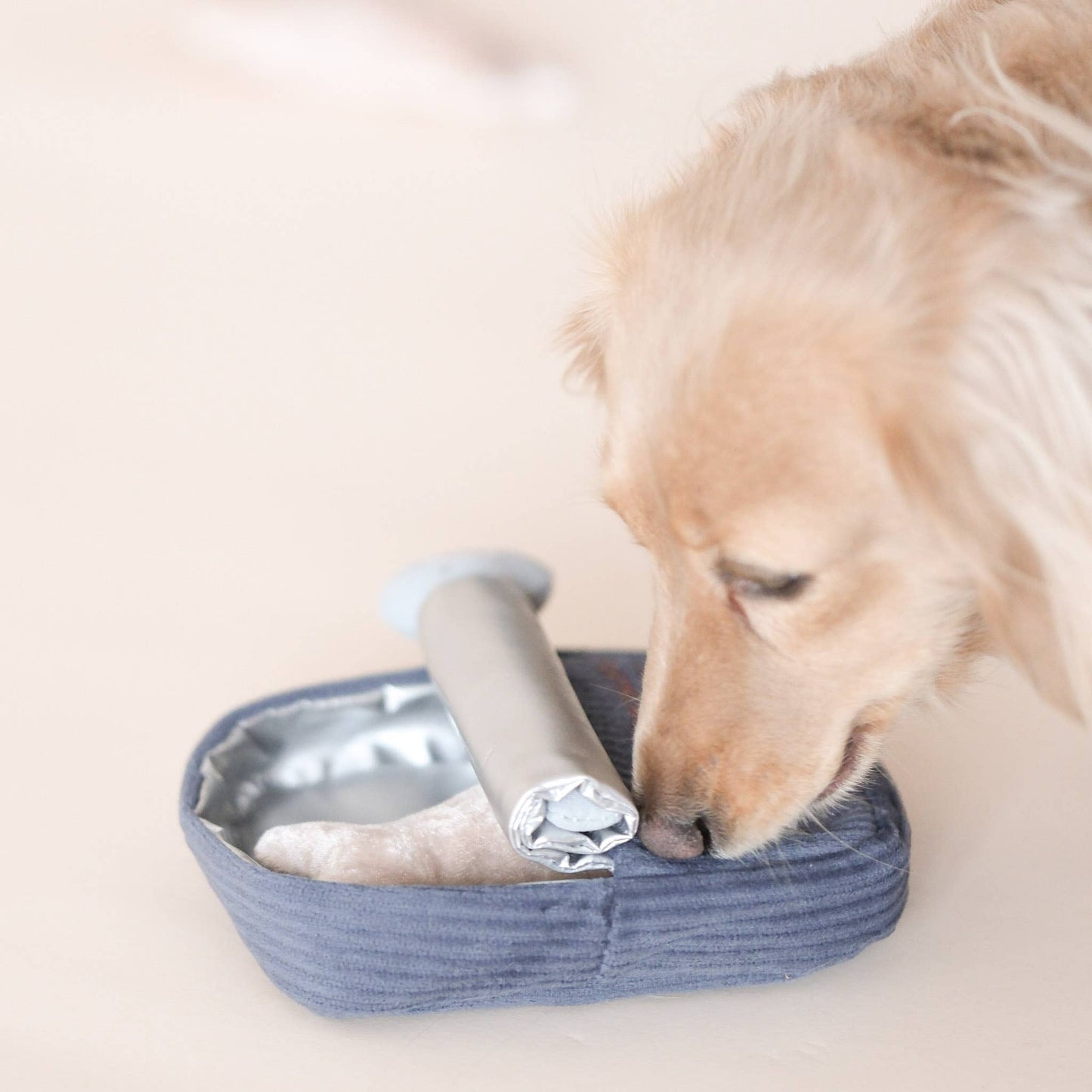 SARDINES // ENRICHMENT DOG TOY // Squeaky + Snuffle Toy