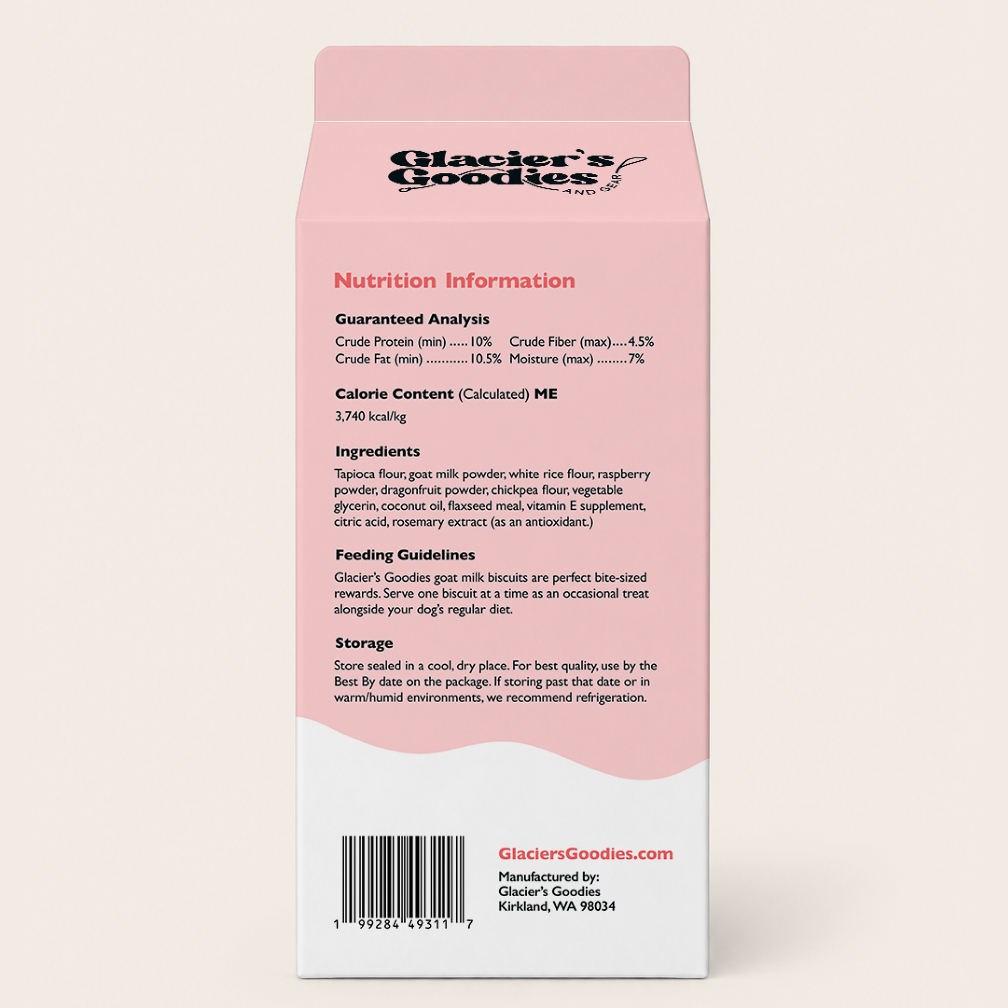 Goat Milk Dog Treats — Dragonfruit & Raspberry (Limited)