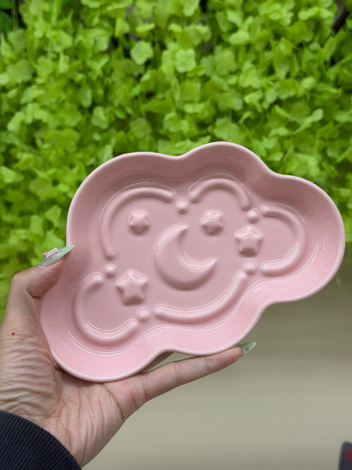 Spring Cat Village Handmade Ceramic Slow Feeder 🐱 🐶 Cozy Cloud