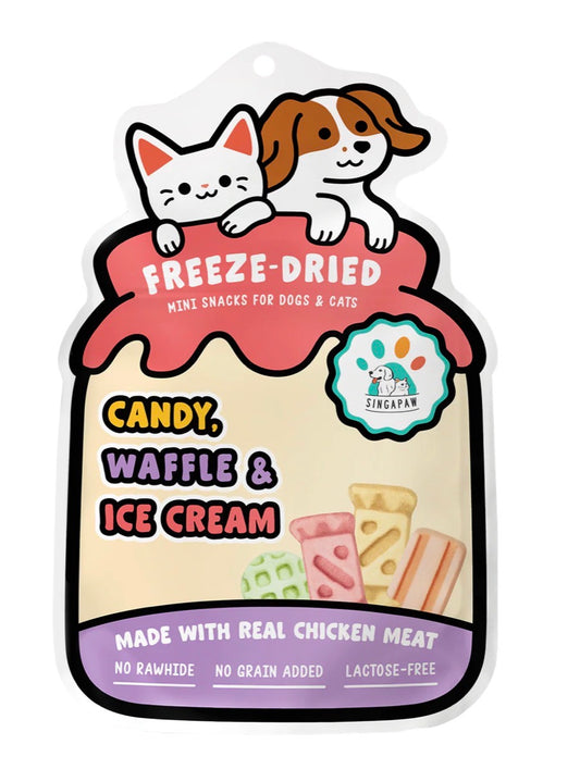 Singapaw Minis Freeze Dried Chicken Dessert 🐱 🐶 🇸🇬