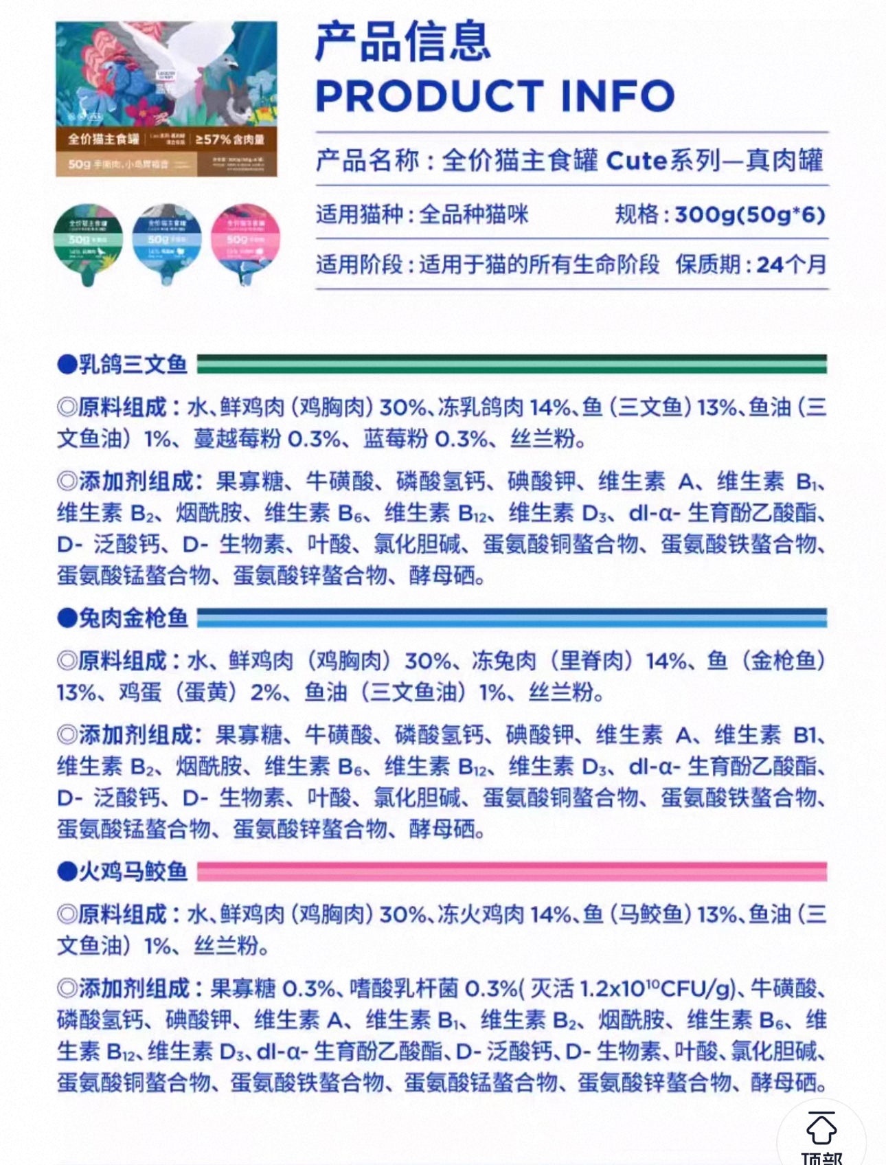 Legend Sandy Complete Cat Food Cute Series 🐱