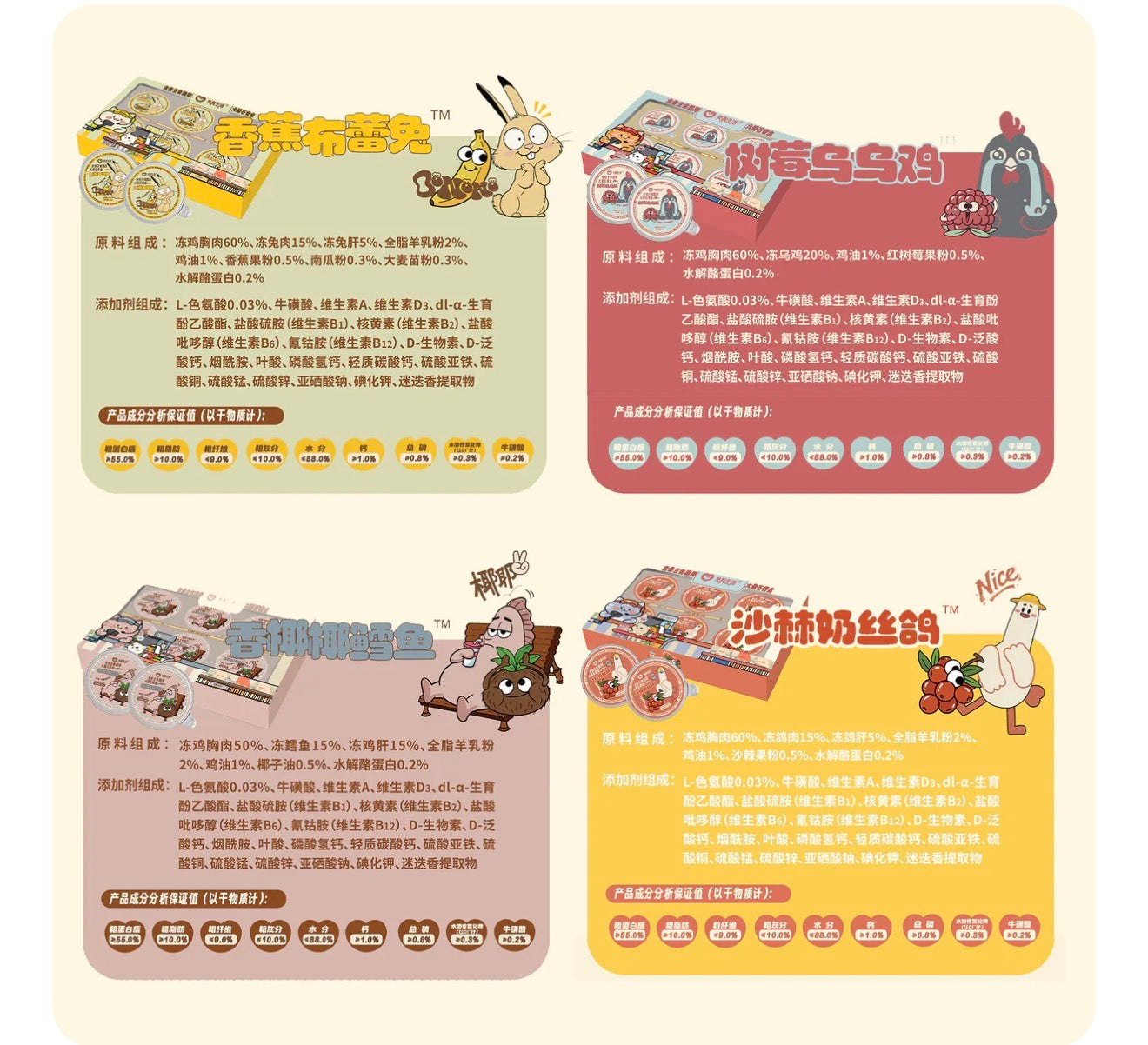 Gevel Pets Marble Pattern Complete Wet Food 🐱 50g*6