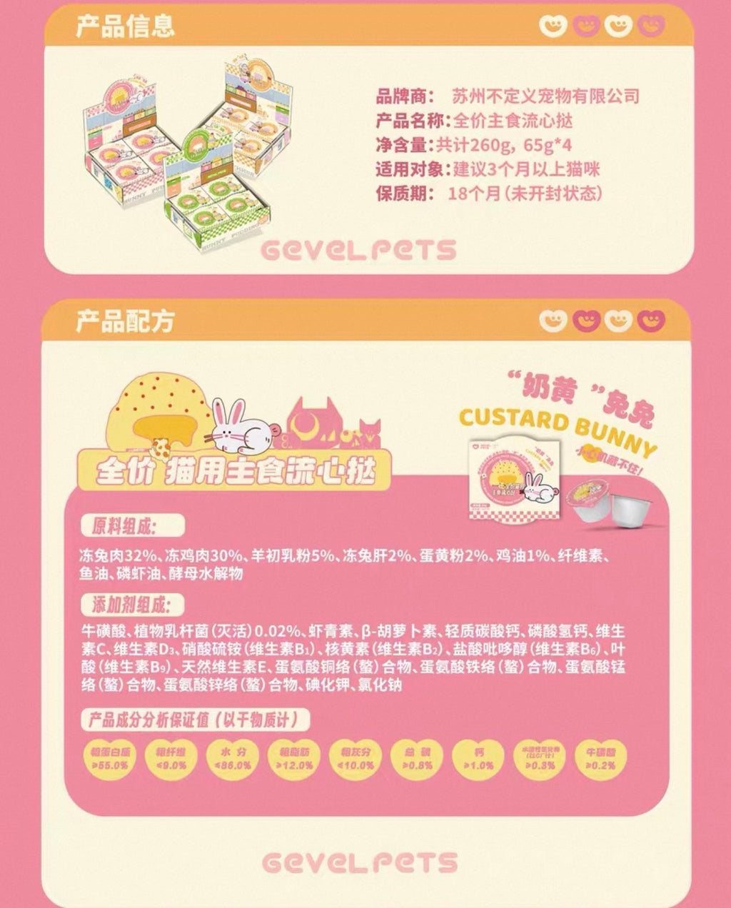Gevel Pet Staple Food Lava Tart Jar 🐱