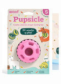 Woof Pupsicle Treat Dispensing Doy Toy Pink