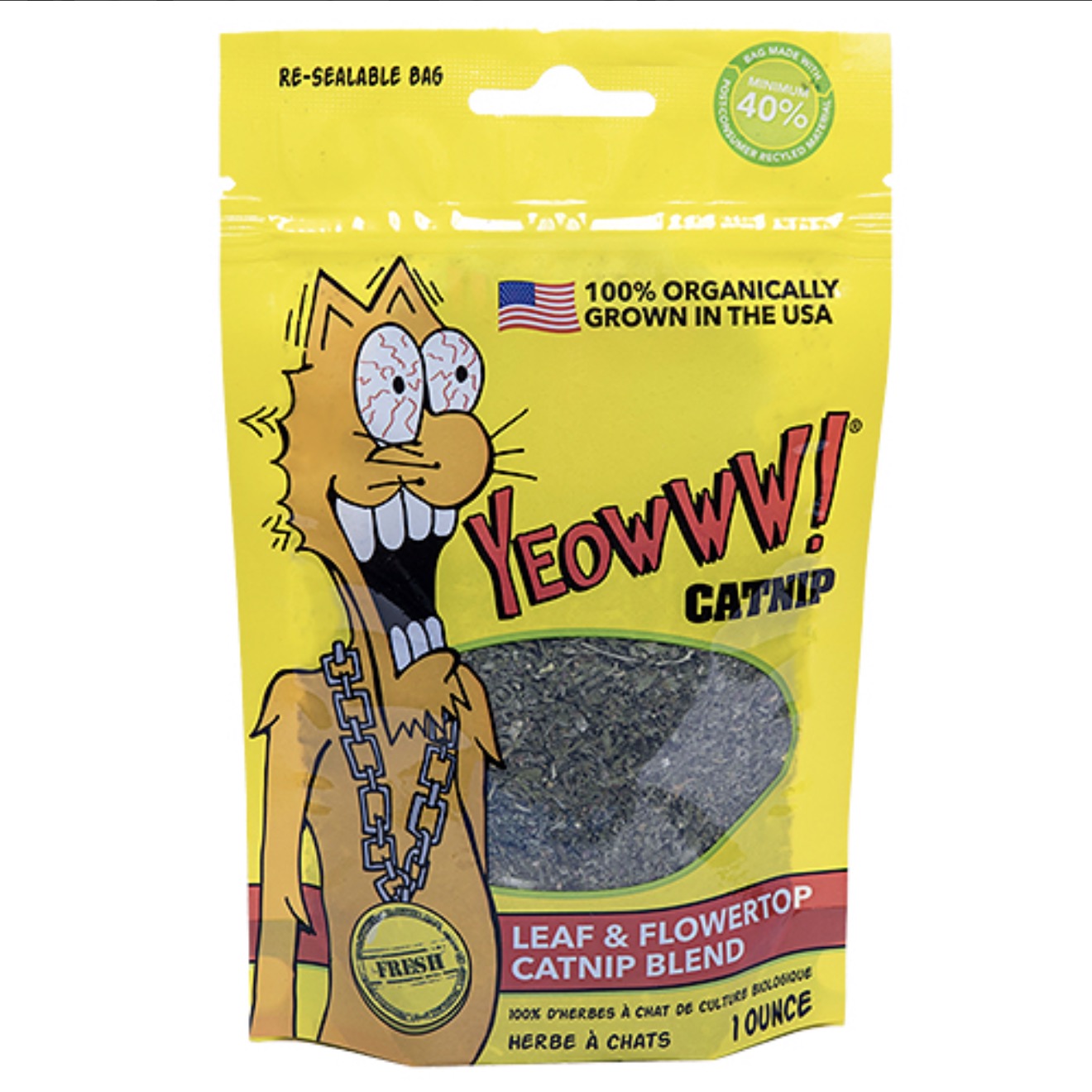 Yeowww Leaf & Flowertop Catnip Blend