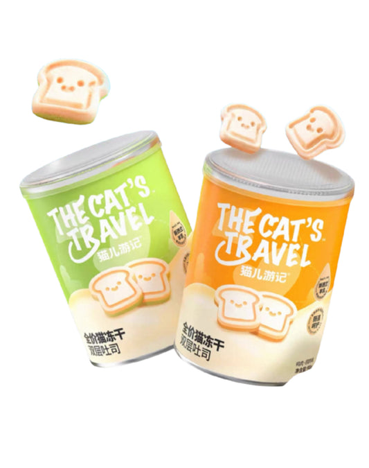 The Cats Travel Double Layer Toast 90g Cans 🐶🐱