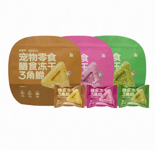 PetaFresh Probiotic Freeze Dried Triangle Crisp 38g 🐱 🐶