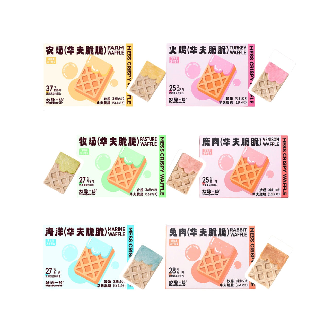 MessQuarter Freeze-Dried Waffle 🐶🐱