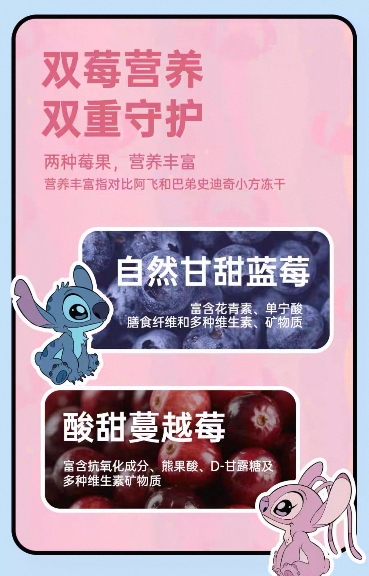 Afei & Stitch Collab Freeze-Dried Love Bite 🐱🐶