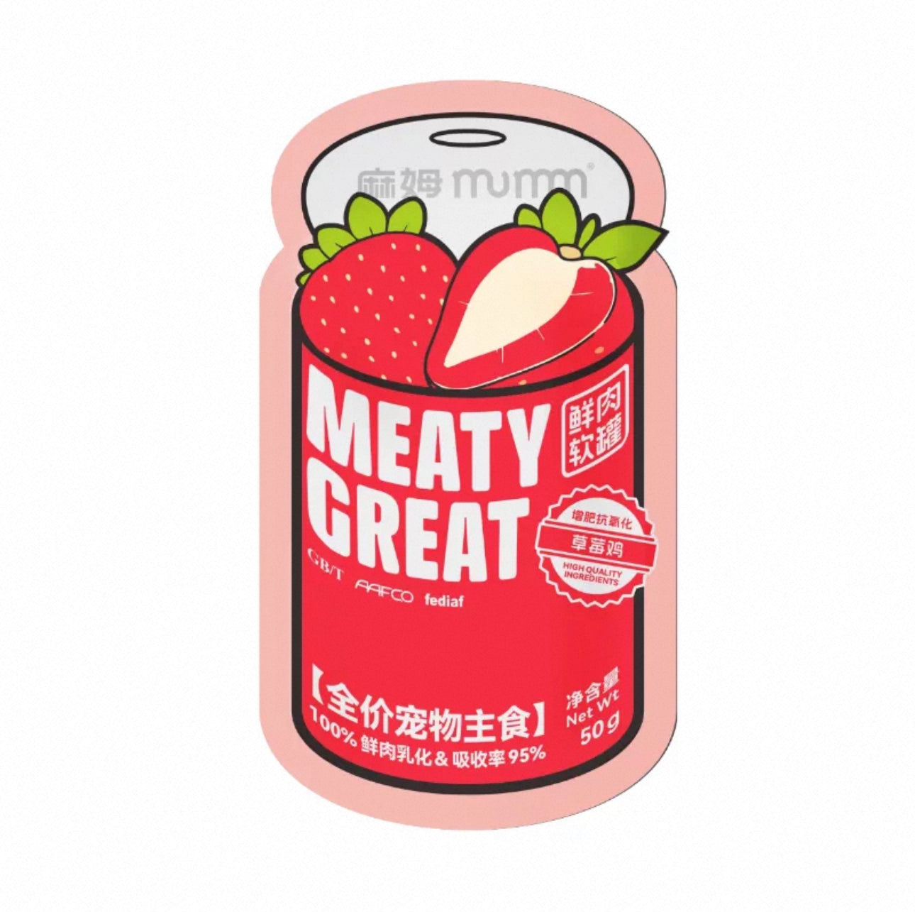 Mumm Fresh Meat Soft Can 6 x 50g Pouch🐶🐱