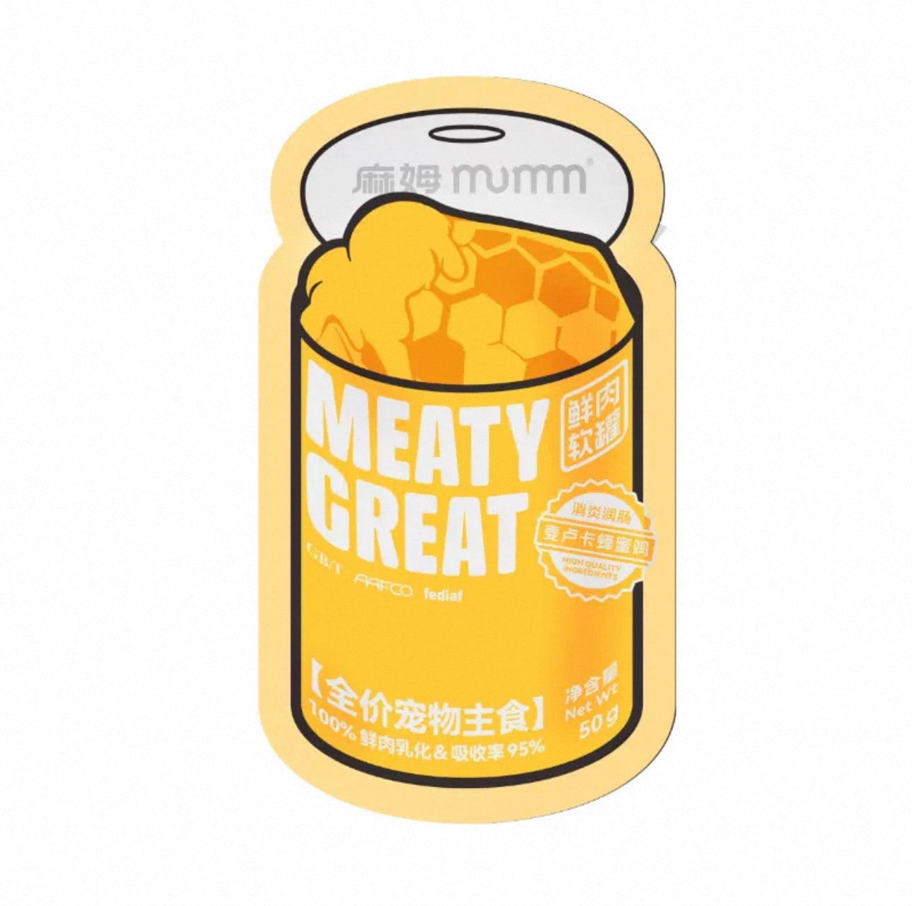 Mumm Fresh Meat Soft Can 6 x 50g Pouch🐶🐱