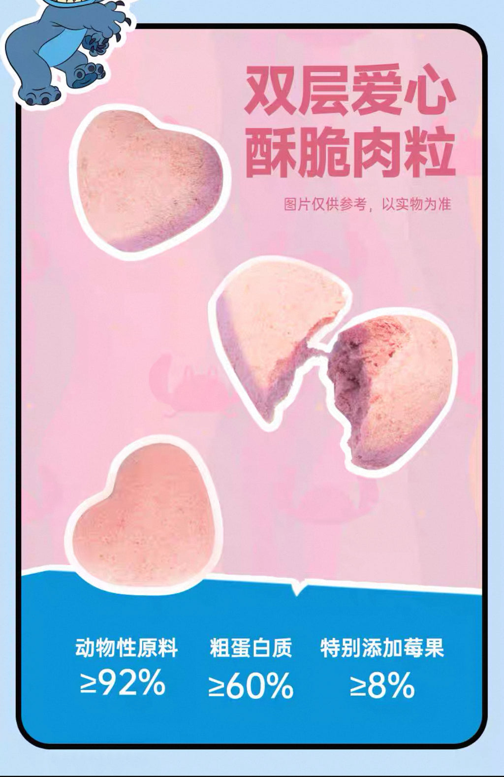 Afei & Stitch Collab Freeze-Dried Love Bite 🐱🐶