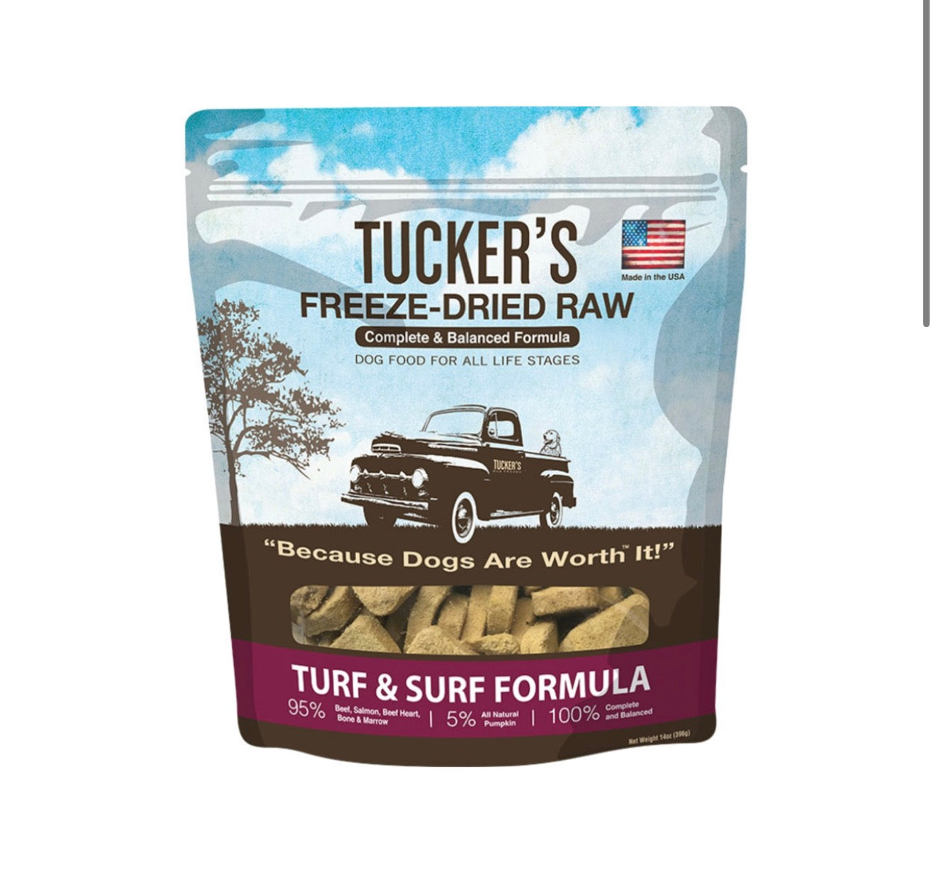 Tuckers Freeze Dried Raw Surf & Turf 14oz