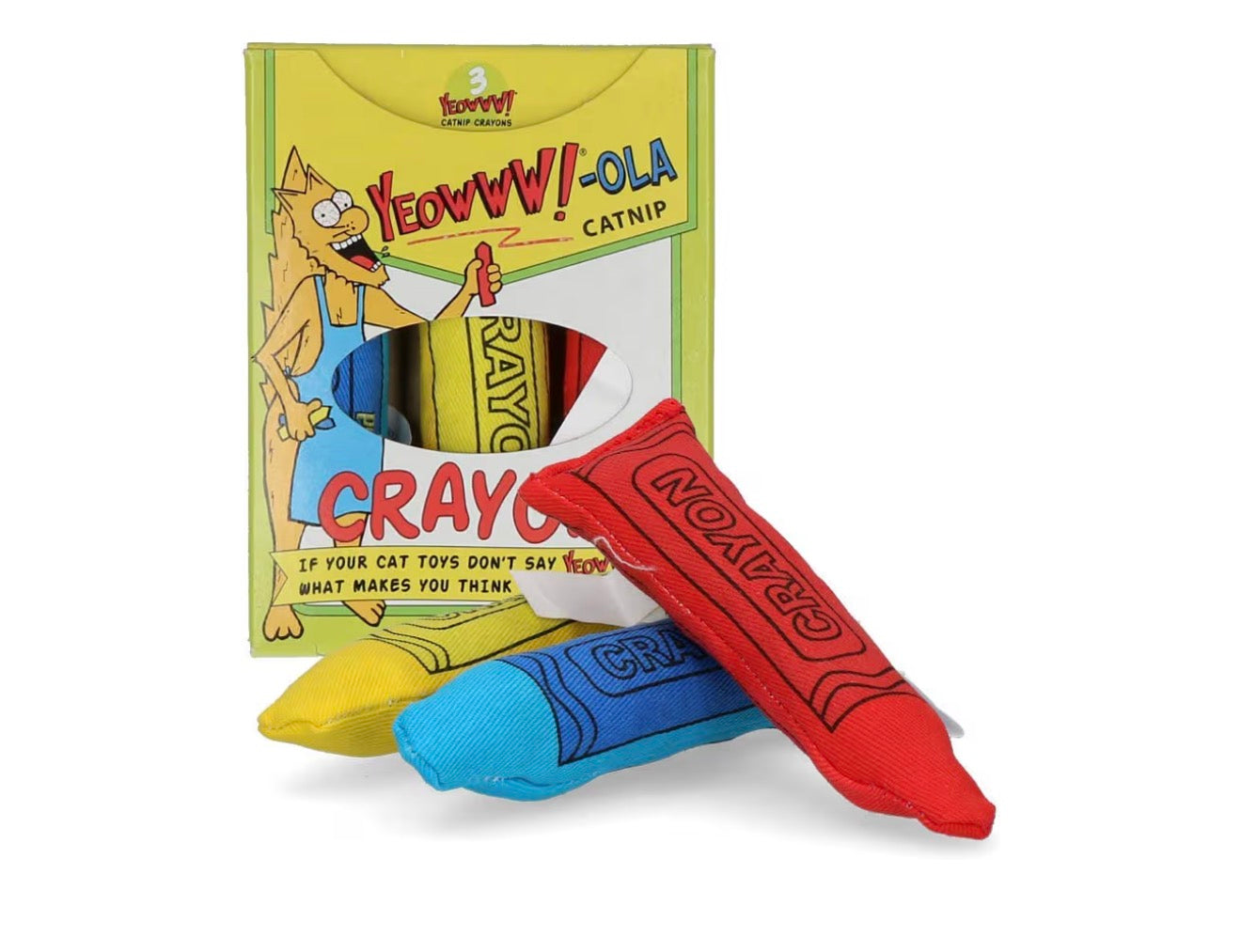 Yeowww! Pack of Crayon Catnip
