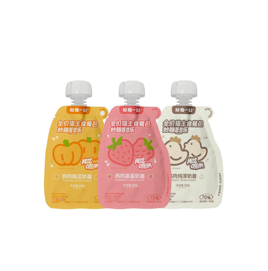 MessQuarter Chicken Milkshake Pouch 🐱 50g*6