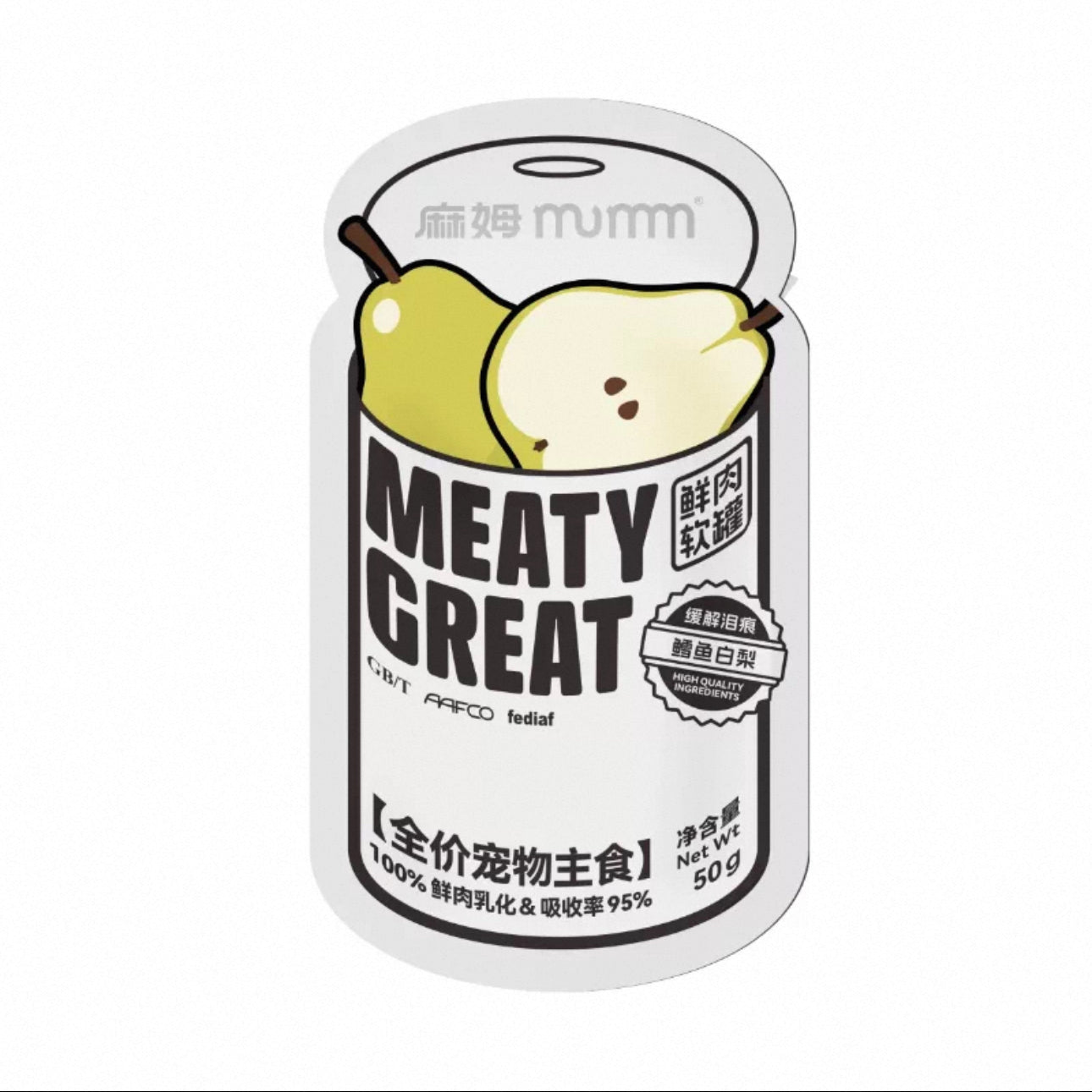 Mumm Fresh Meat Soft Can 6 x 50g Pouch🐶🐱