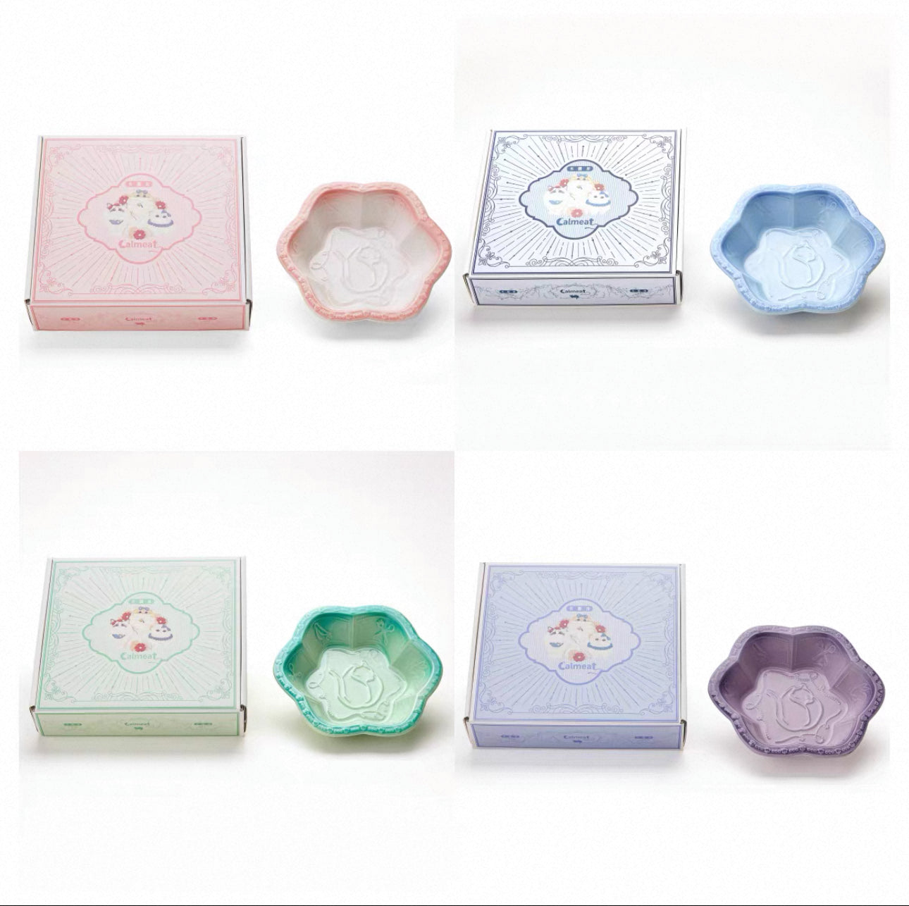 Calmeat Underglazed Ceramic Pet Bowl