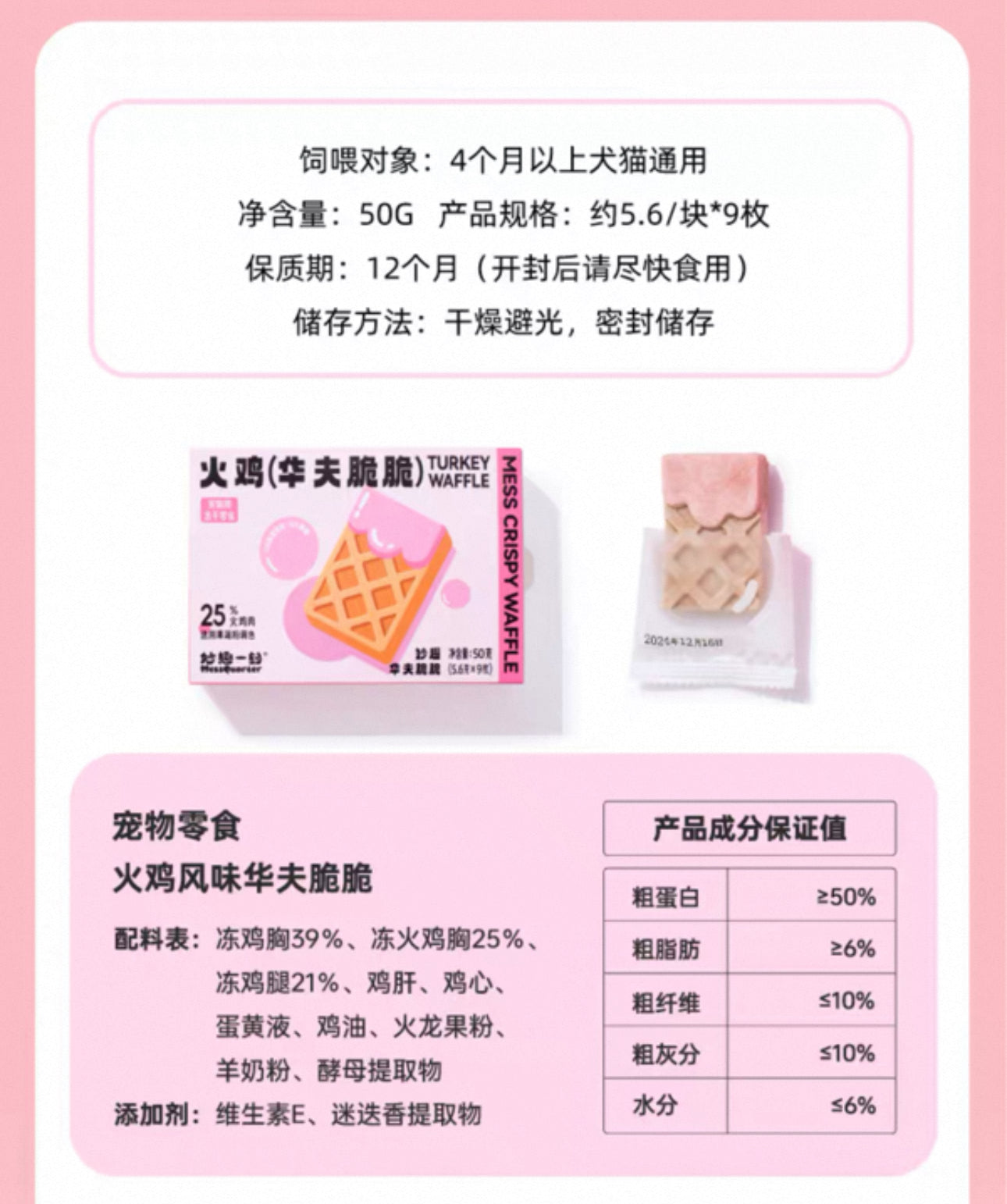 MessQuarter Freeze-Dried Waffle 🐶🐱