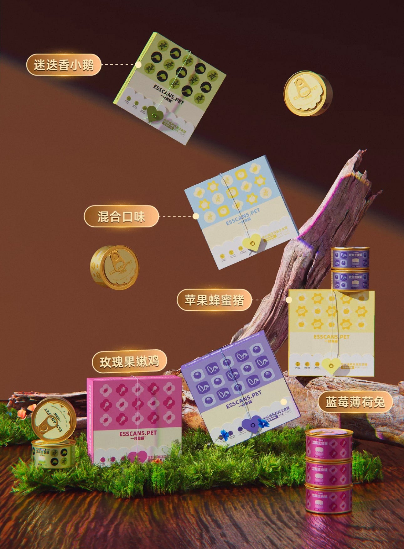 Esscan Double Layer Staple Can 🐱