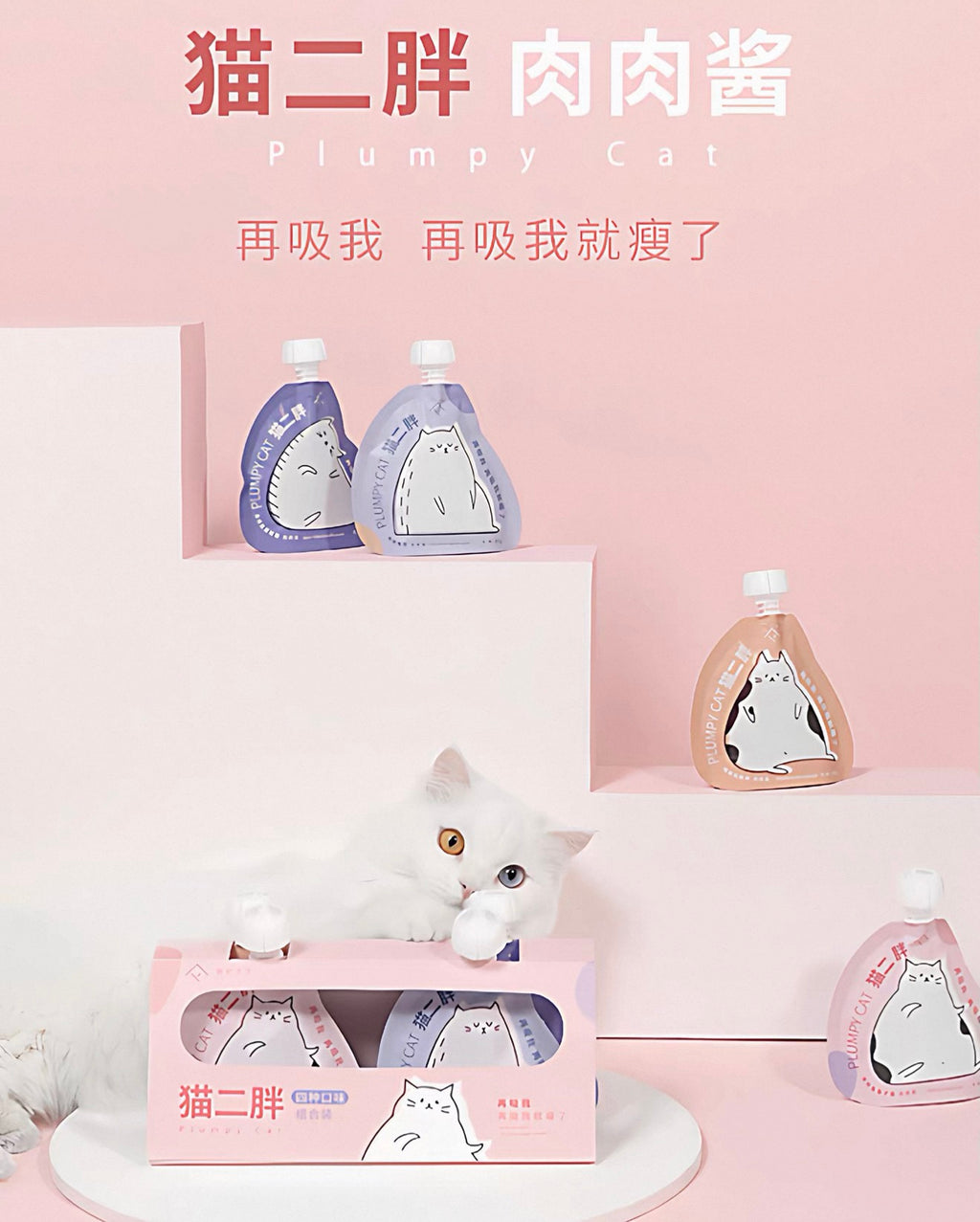 Furry Tail Fat Cat Wet Food Pouch 🐱