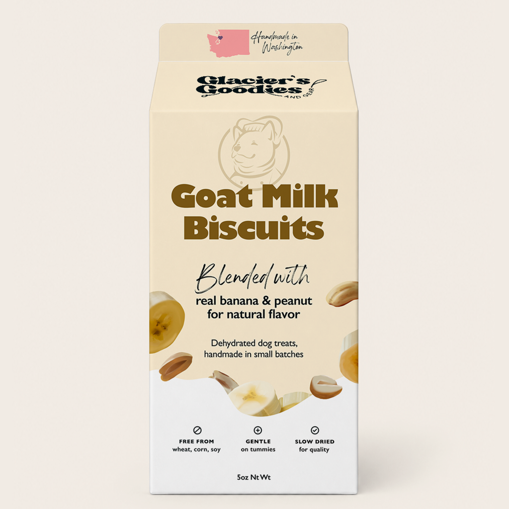 Goat Milk Dog Treats — Peanut & Banana