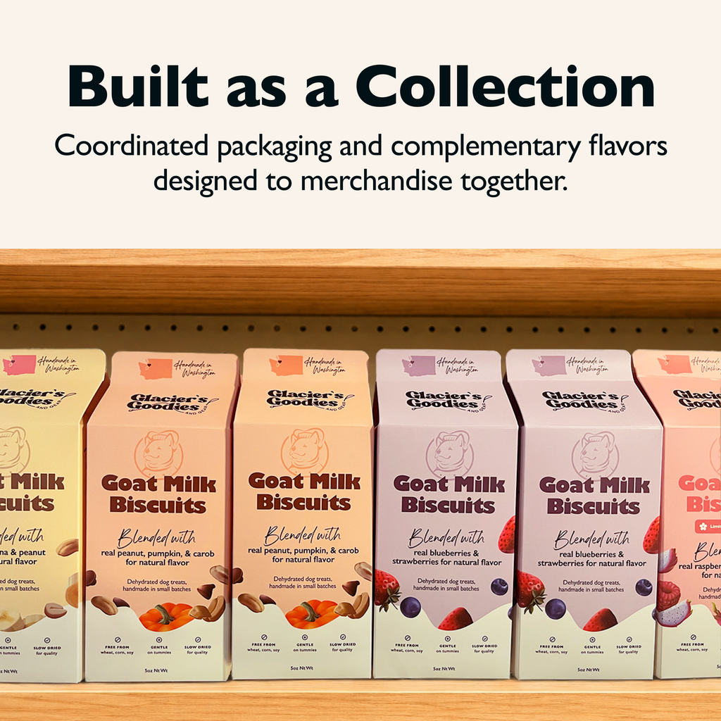 Goat Milk Dog Treats — Dragonfruit & Raspberry (Limited)