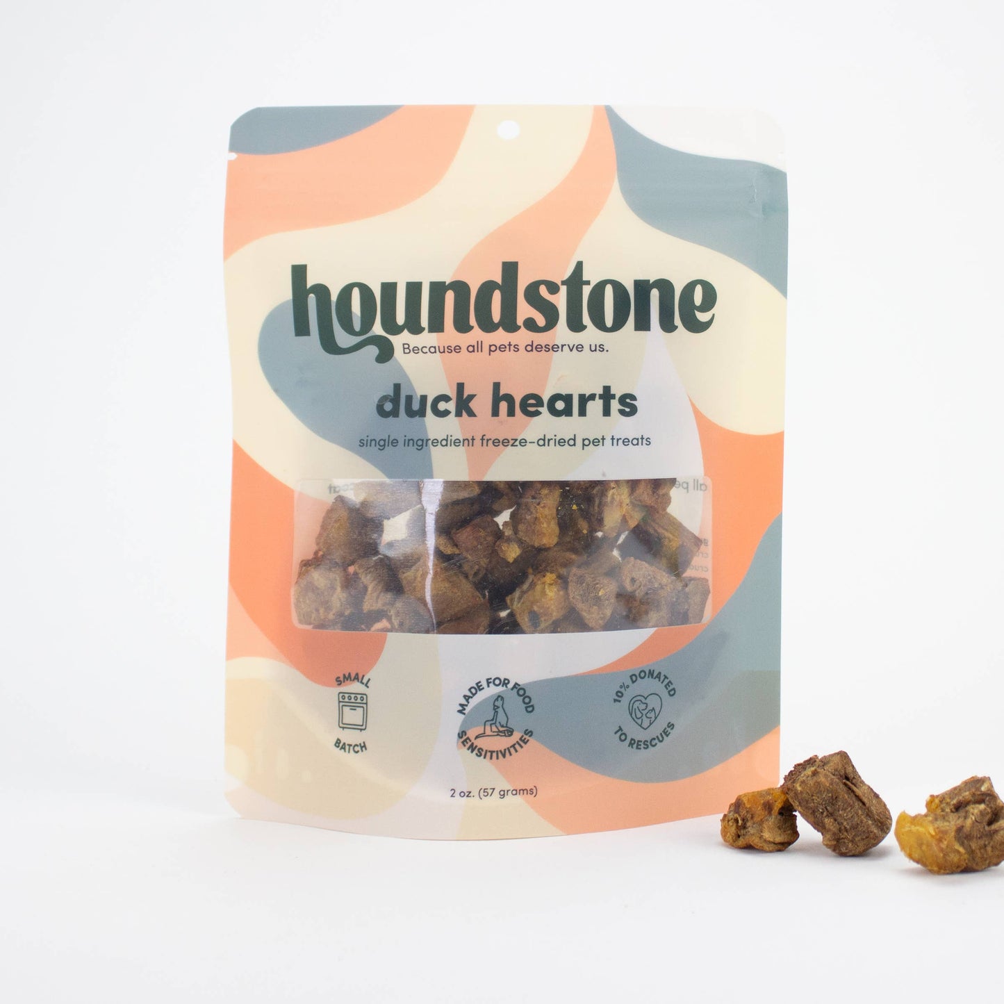 Duck Heart Freeze Dried Pet Treats