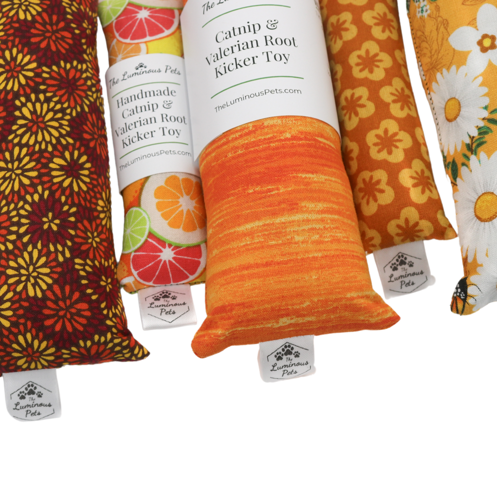 Catnip with Valerian Root Cat Toy | Warm Tones | Random Color
