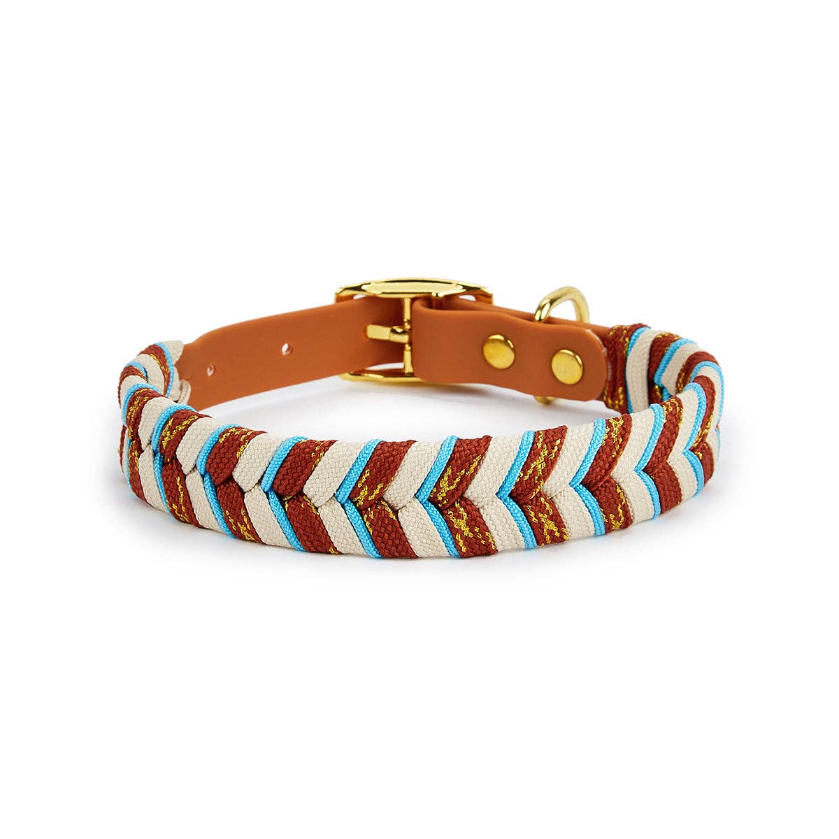 Loofie - Colorful  Waterproof Woven Dog Collar
