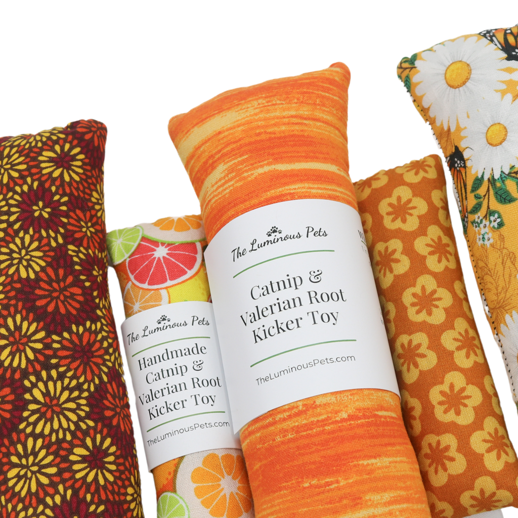 Catnip with Valerian Root Cat Toy | Warm Tones | Random Color