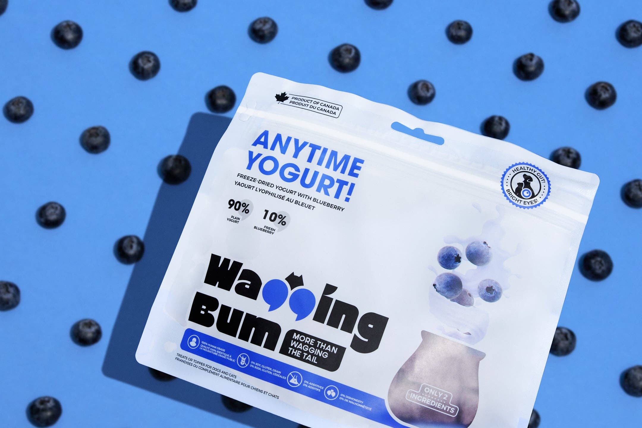 ANYTIME YOGURT! Freeze-dried Greek Yogurt with Blueberry