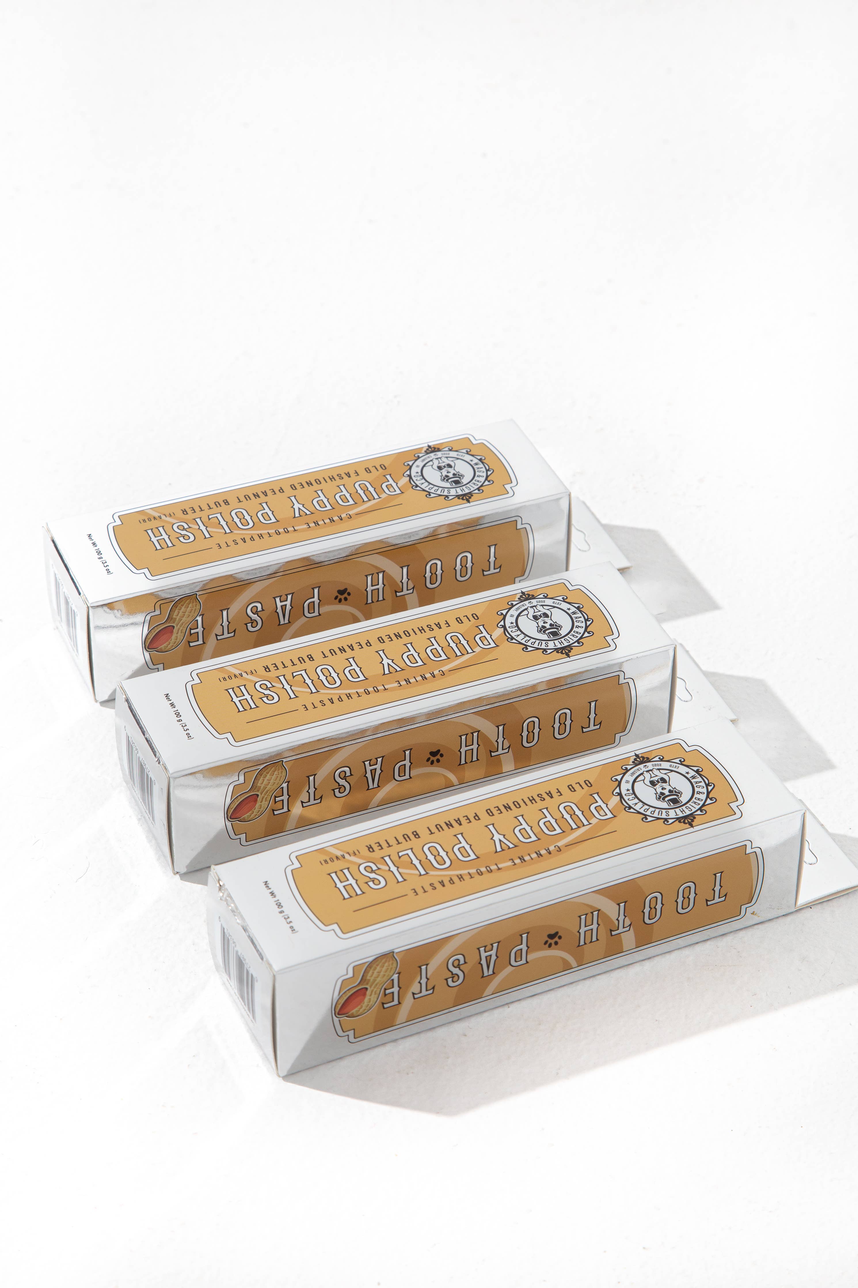 Puppy Polish Toothpaste - Old Fashioned Peanut Butter