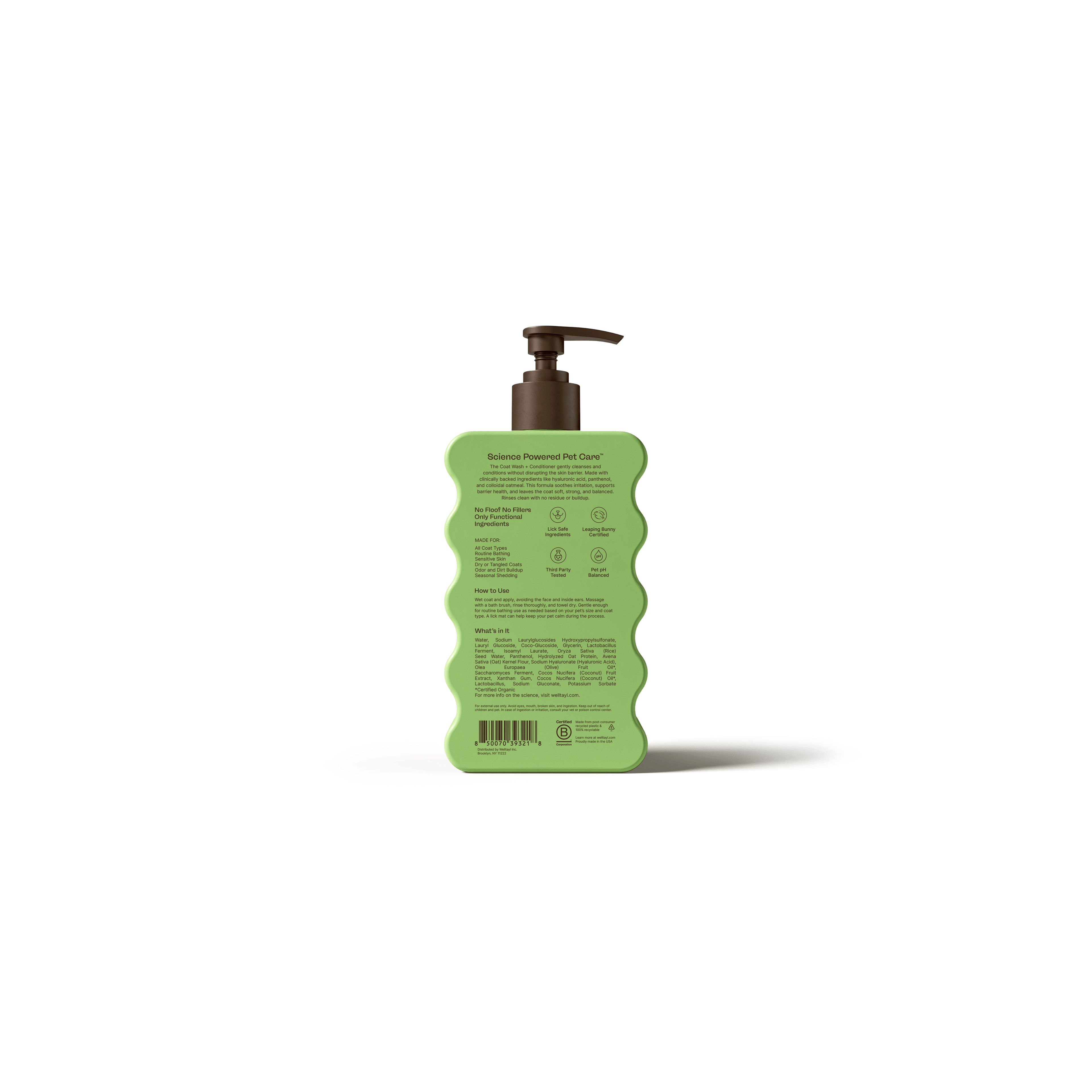 Dog Coat Wash + Conditioner (Cat-Safe)